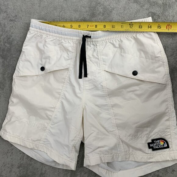 The North Face Shorts Men's Small Pride Windwall Outline Gardenia White Outdoor - Picture 3 of 10